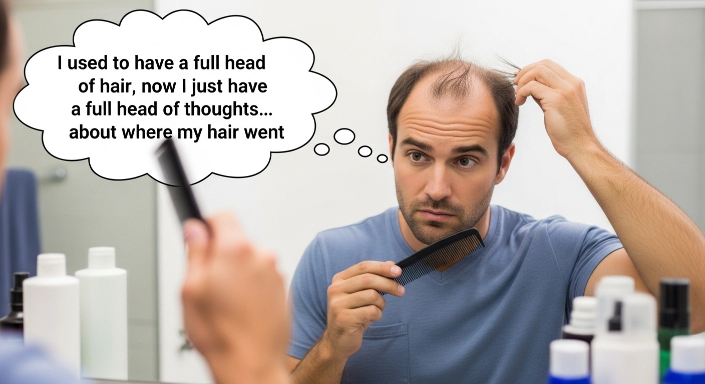 Clever Receding Hairline Puns That Hit Just Right