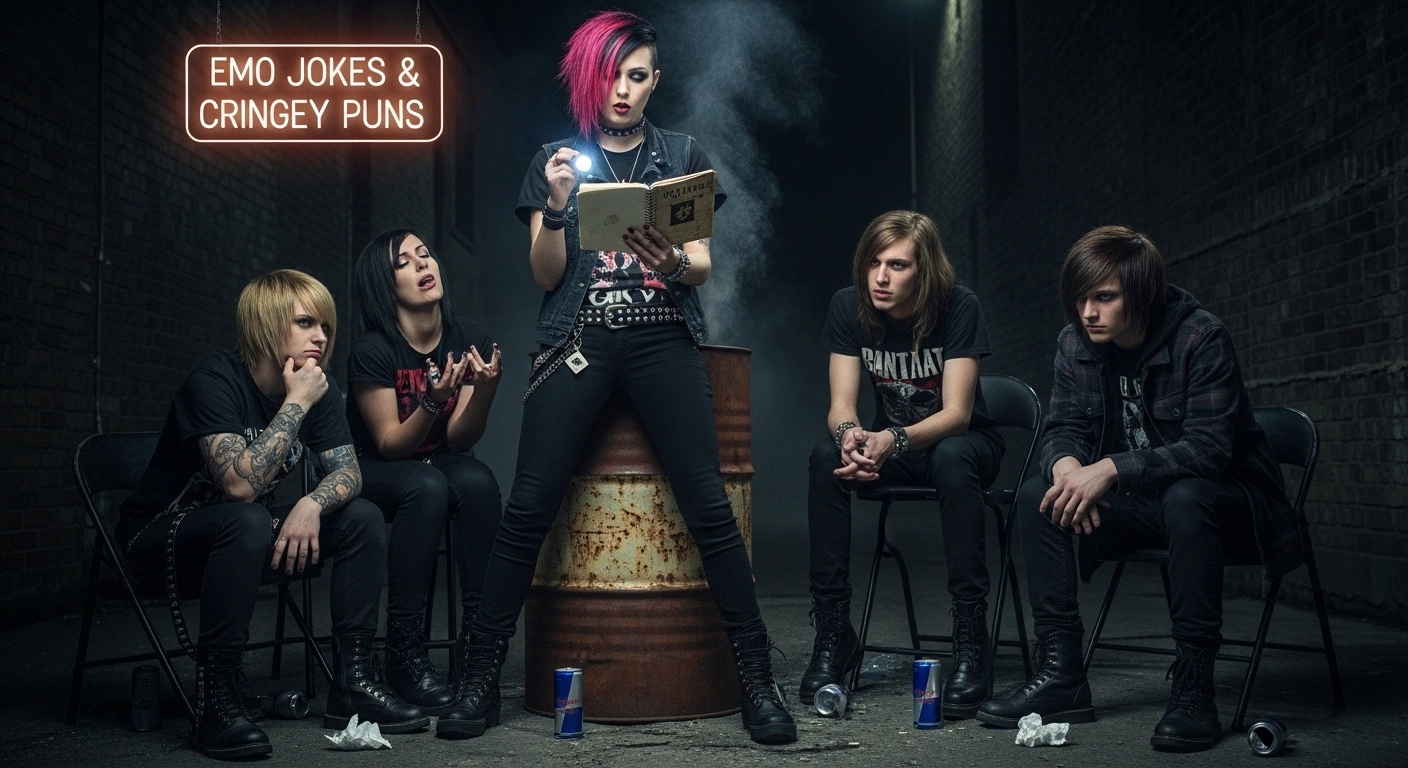 Travel & Adventure Emo Puns for Road Trips