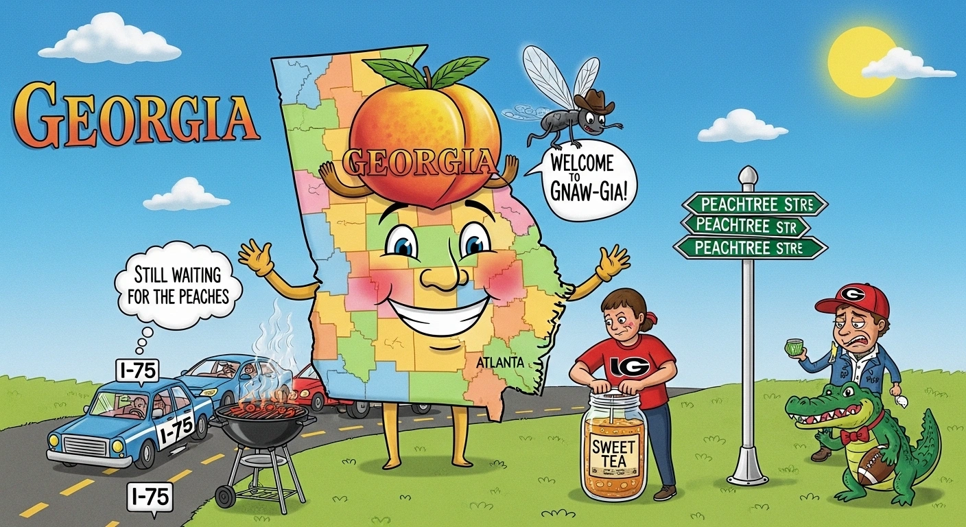 Travel & Adventure Georgia Puns for Road Trips