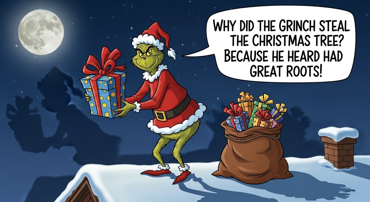 Travel & Adventure Grinch Puns for Road Trips