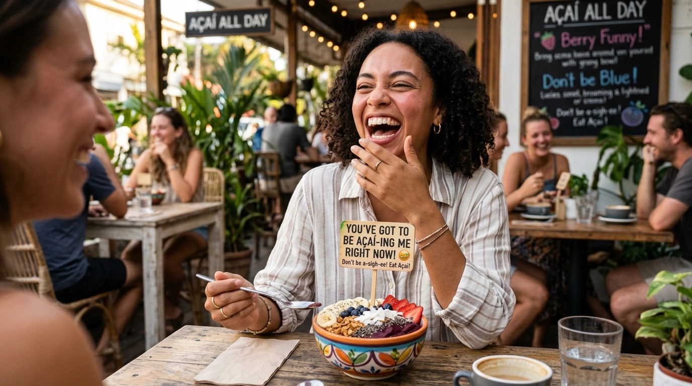 Acai Puns Captions