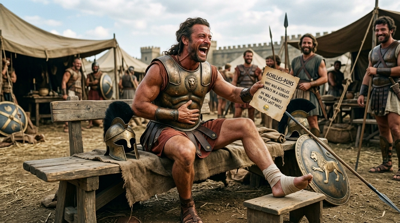 Achilles Puns One Liners
