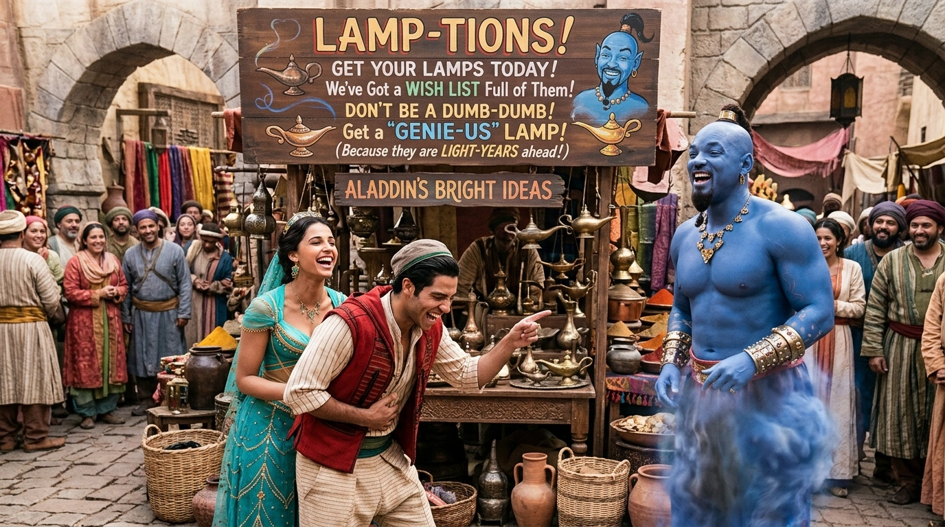 Aladdin Puns One Liners