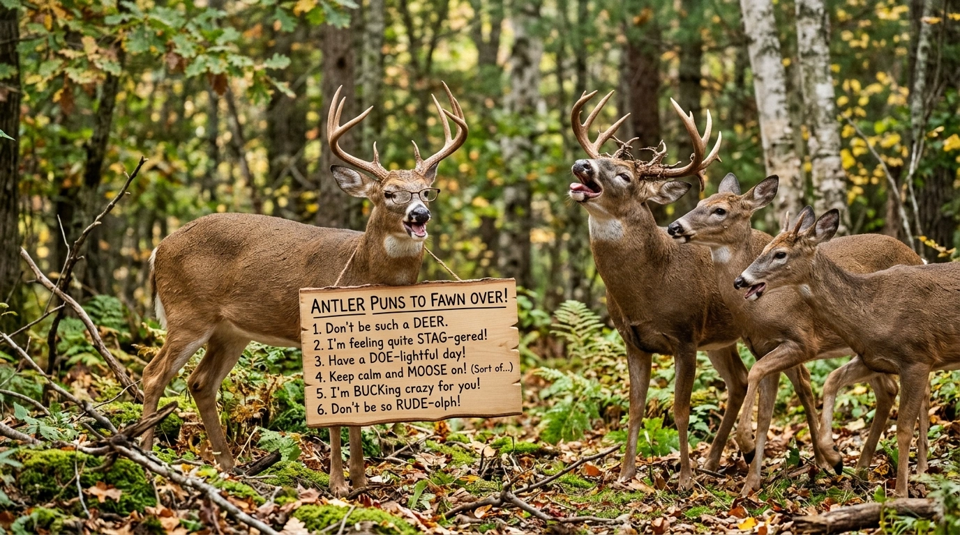 Antler Puns One Liners