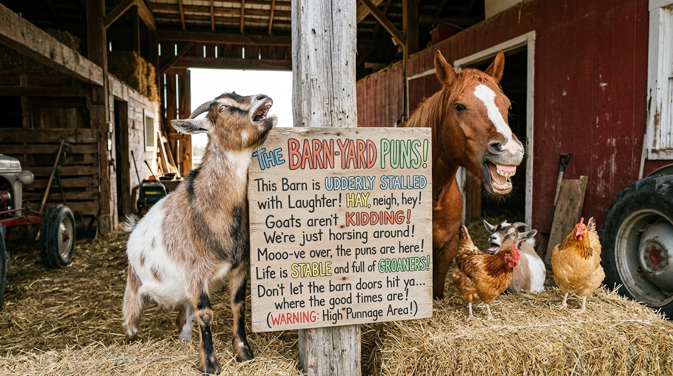 Barn Puns One Liners