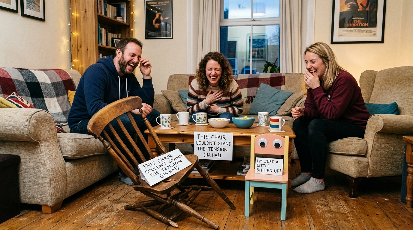 Chair jokes one liners for adults
