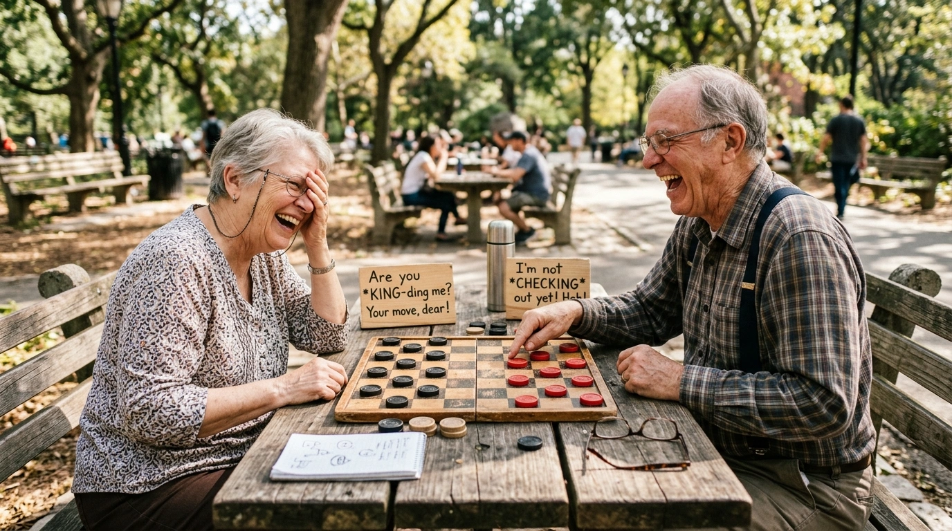 Checker Puns One Liners