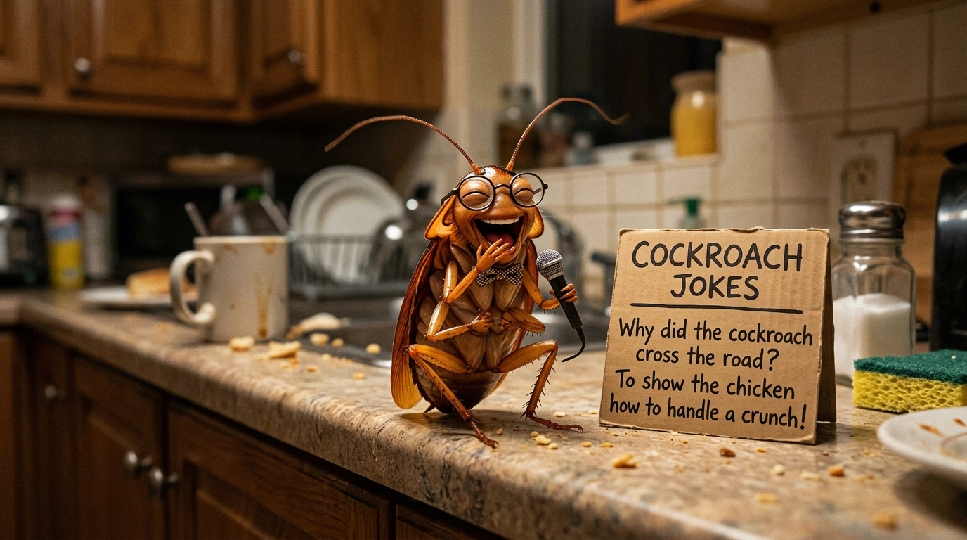 Cockroach Jokes One Liners