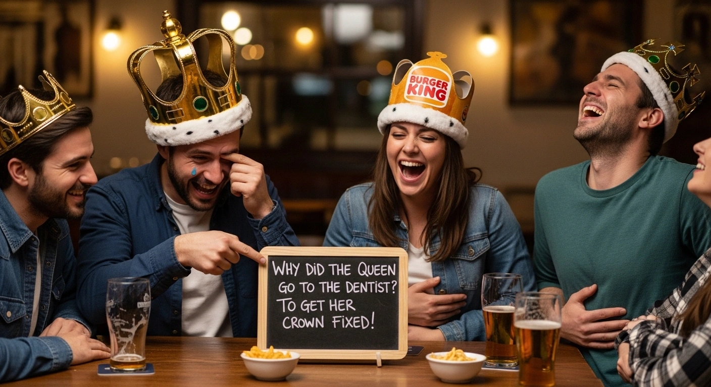 Crown Puns One Liners