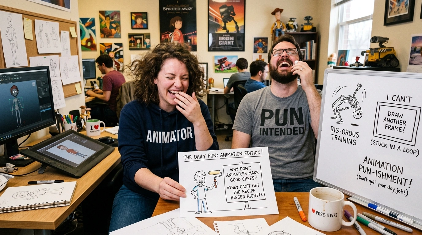 Cute Animation Puns