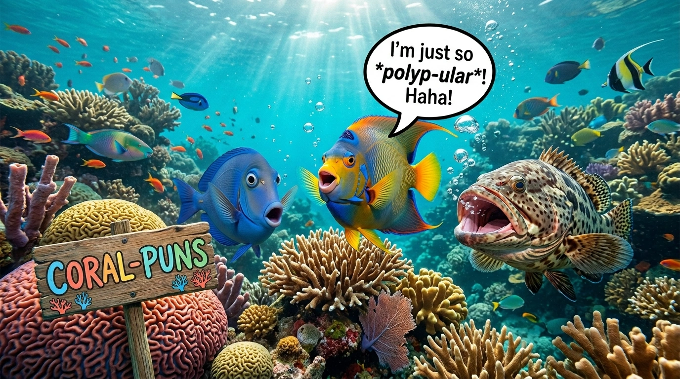 Cute Coral Puns