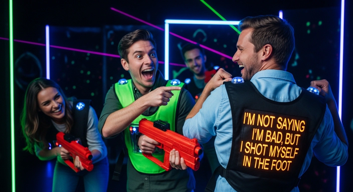 Cute Laser Tag Puns