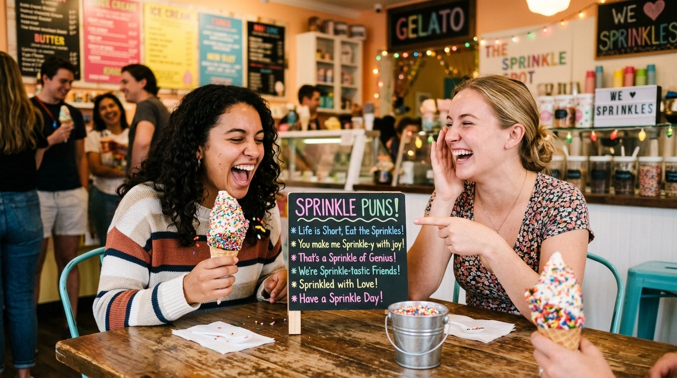 Cute Sprinkle Puns
