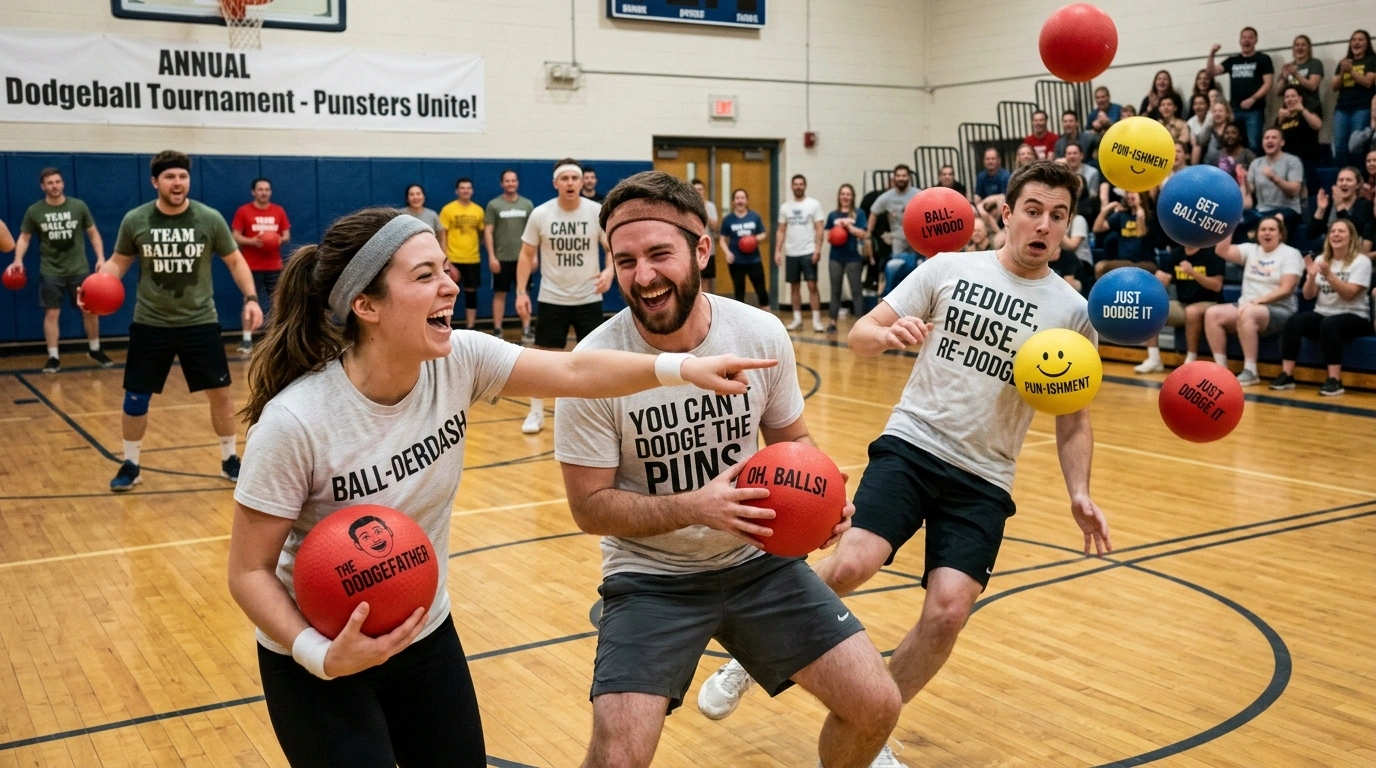 Dodgeball Puns One Liners