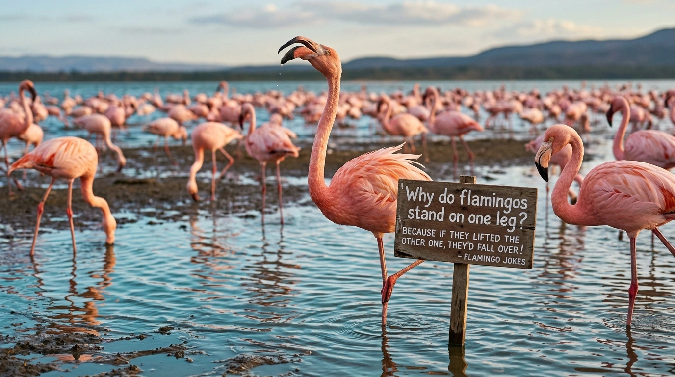 Flamingo Jokes One Liners for Adults