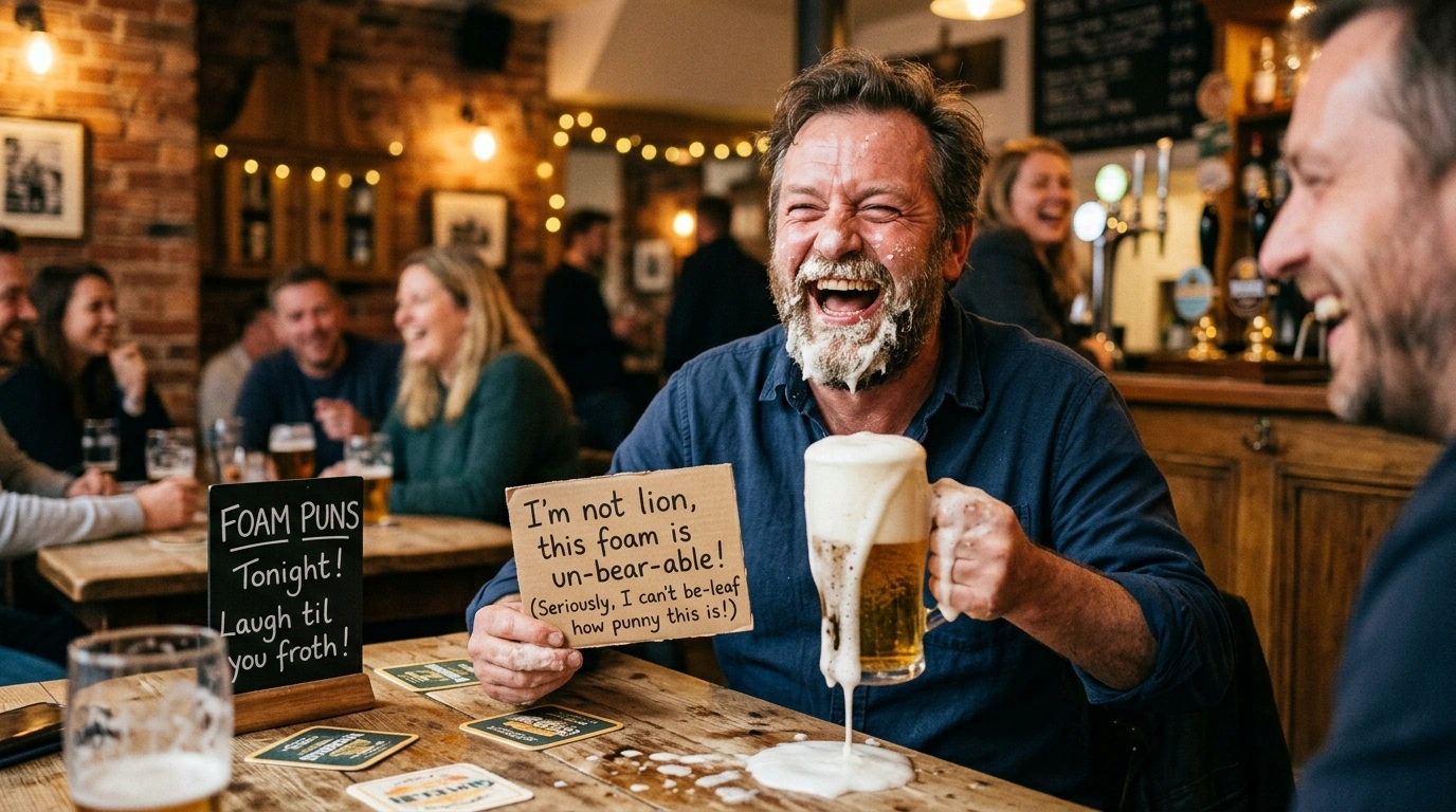 Foam puns one liners
