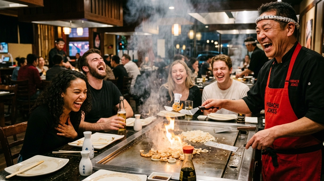 Hibachi Jokes One Liners