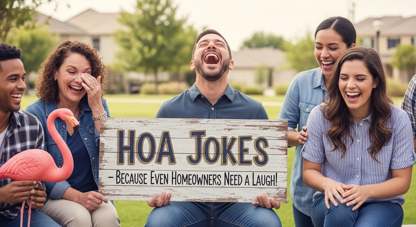 HOA Jokes One Liners