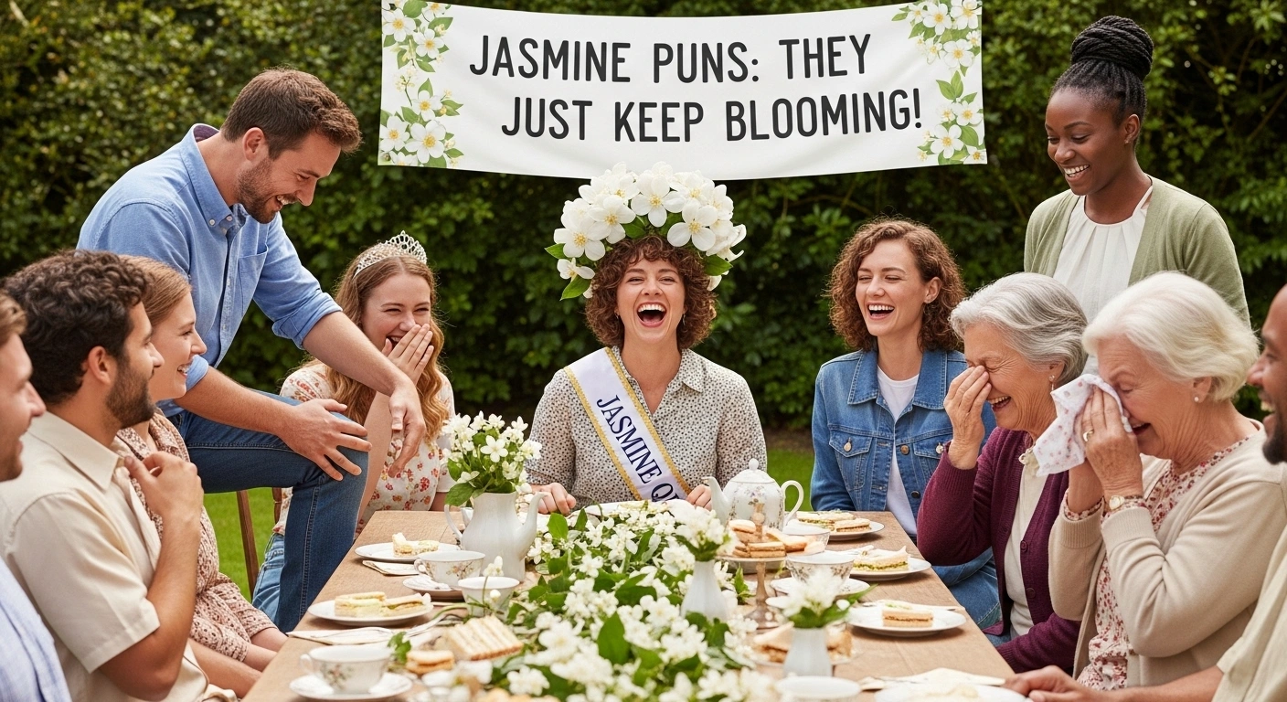 Jasmine puns one liners