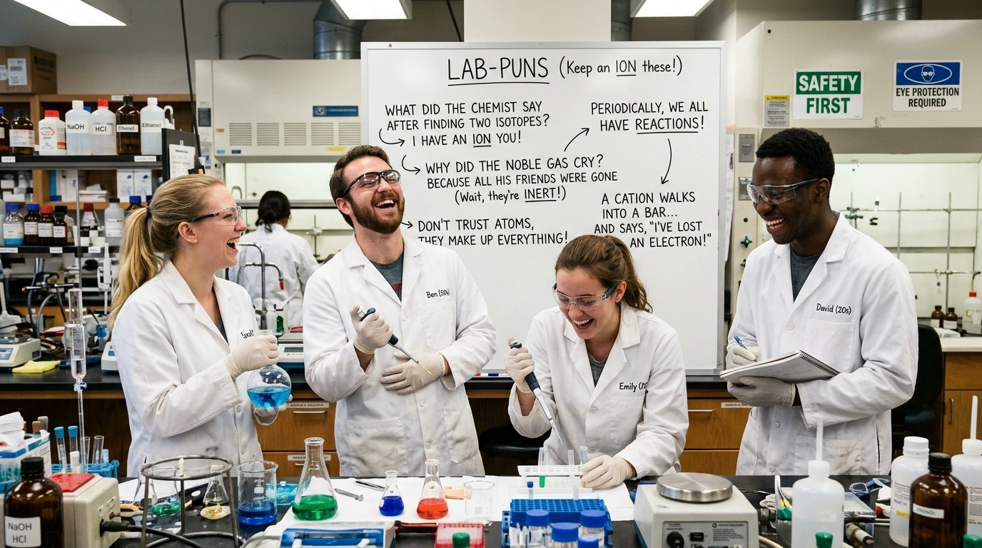 Laboratory Puns One Liners