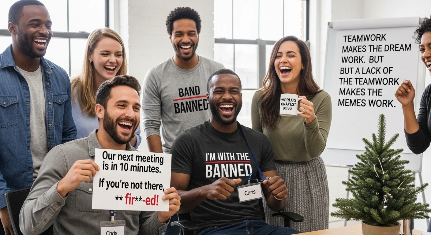 Organization Puns Captions