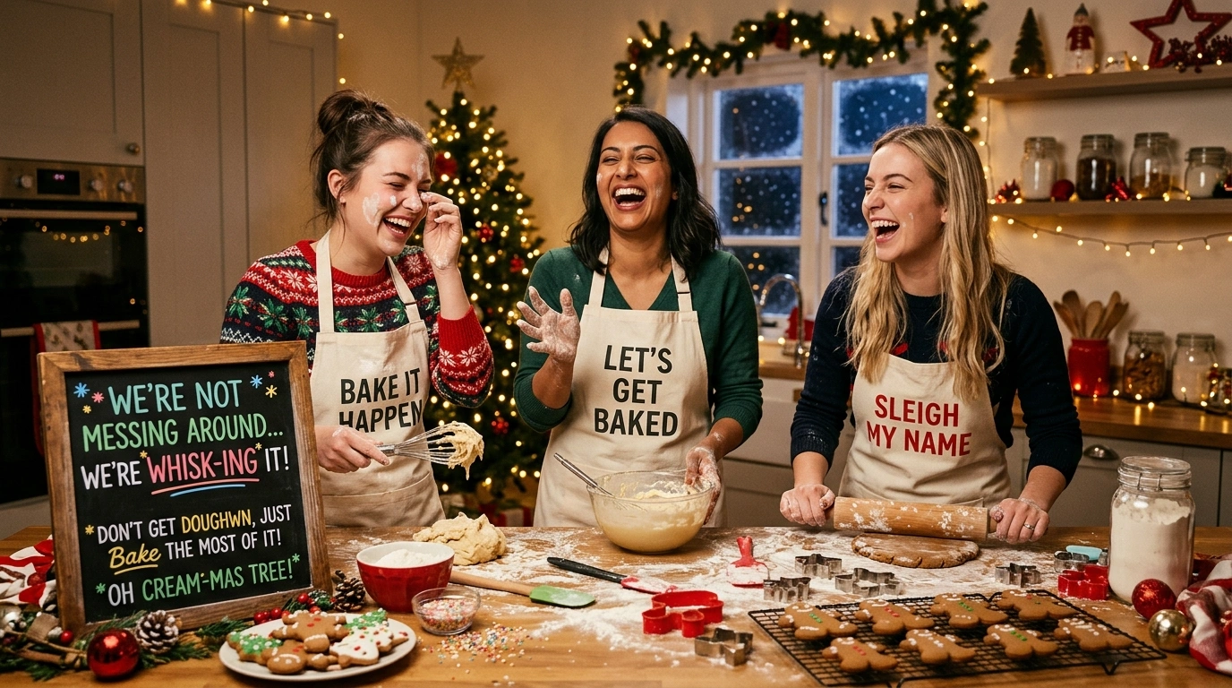 Short Christmas Baking Puns