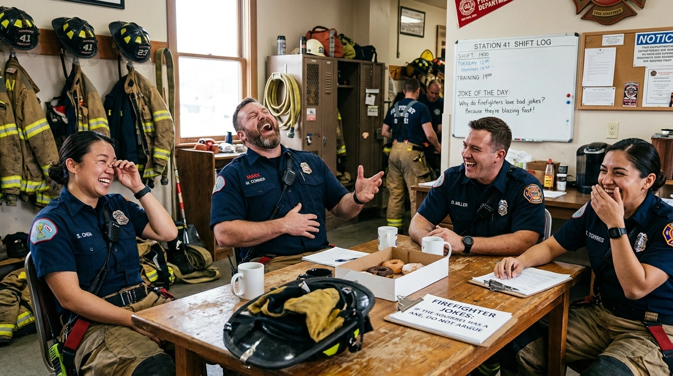 Short Firefighter Jokes for Adults