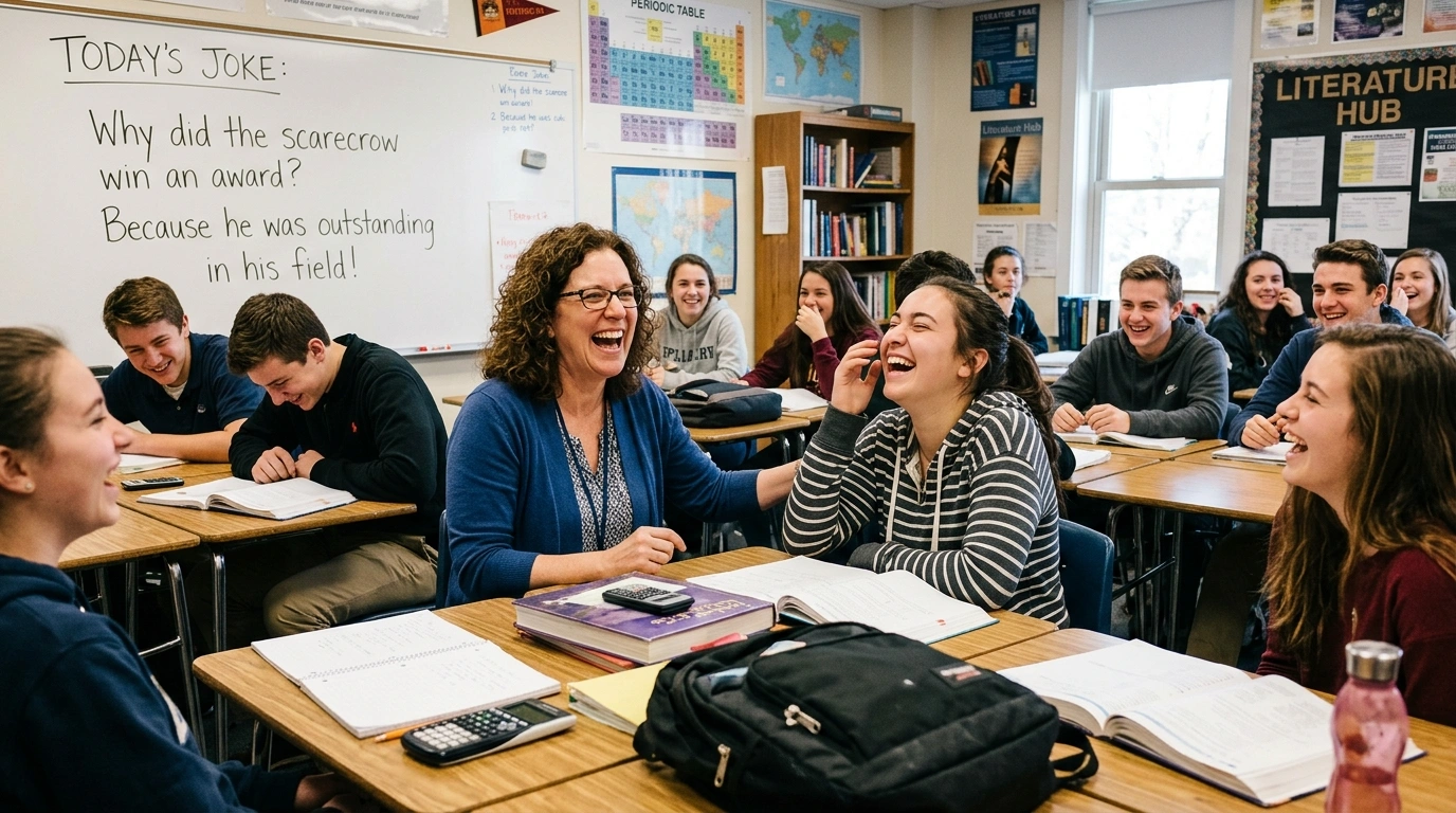 Teacher and student jokes in English