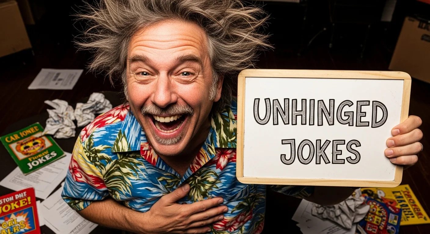 Unhinged jokes meaning