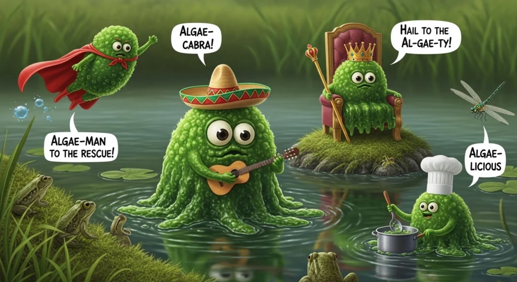 algae puns