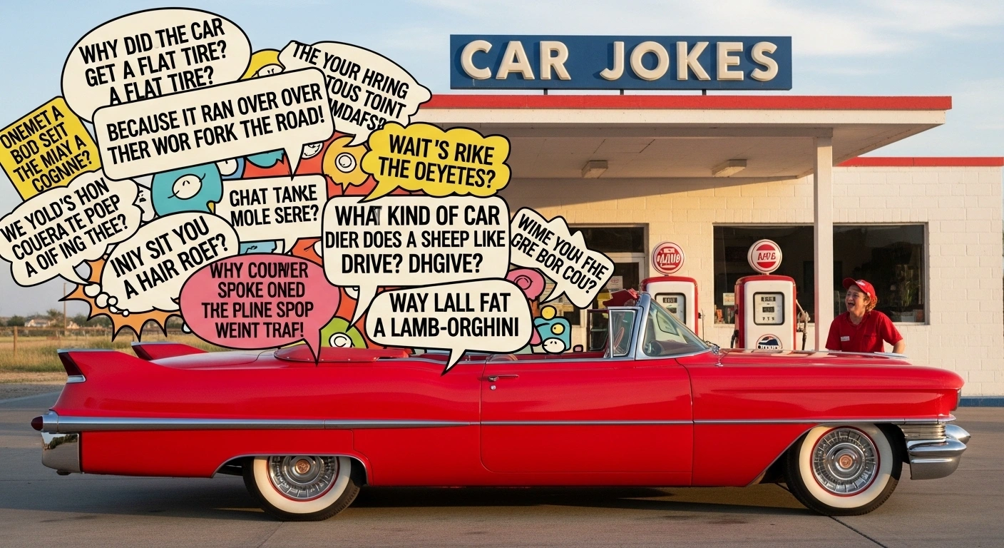 400+ Best Car Jokes and Funny Driving Puns for Every Ride 🚙 - Punfeed