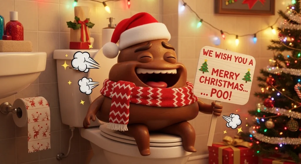 christmas poop puns