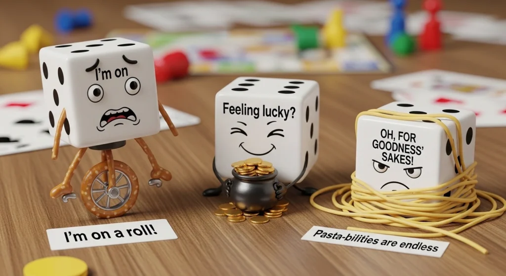 dice puns