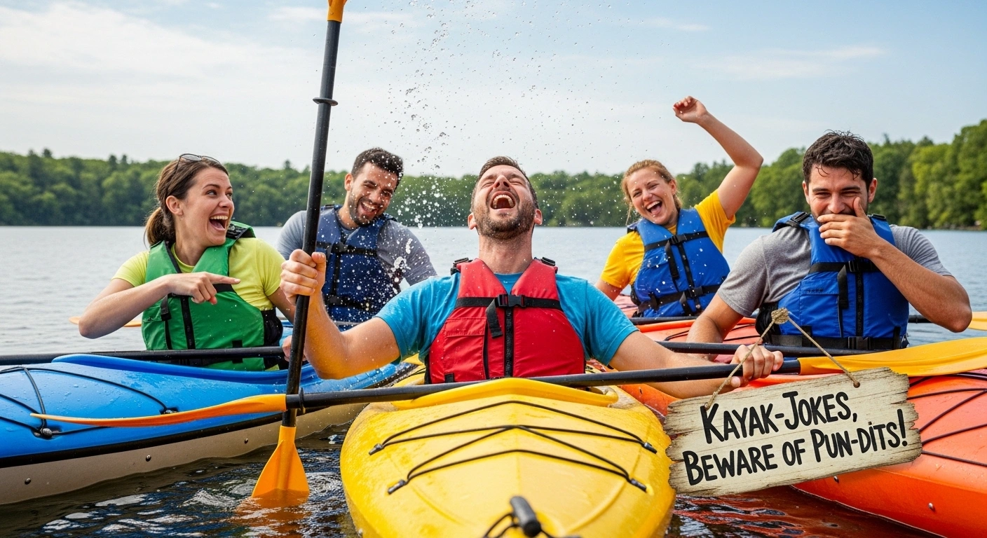 335+ Best Kayak Jokes for Paddling and Outdoor Fun 🚣 - Punfeed
