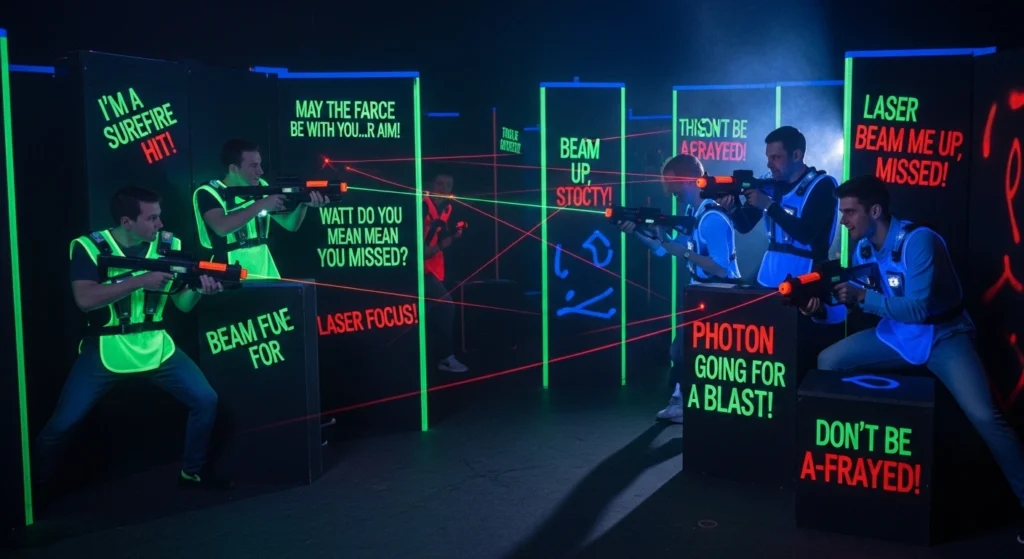laser tag puns