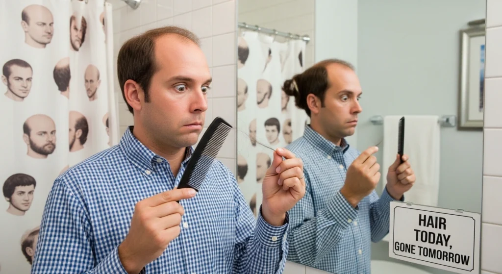 receding hairline jokes