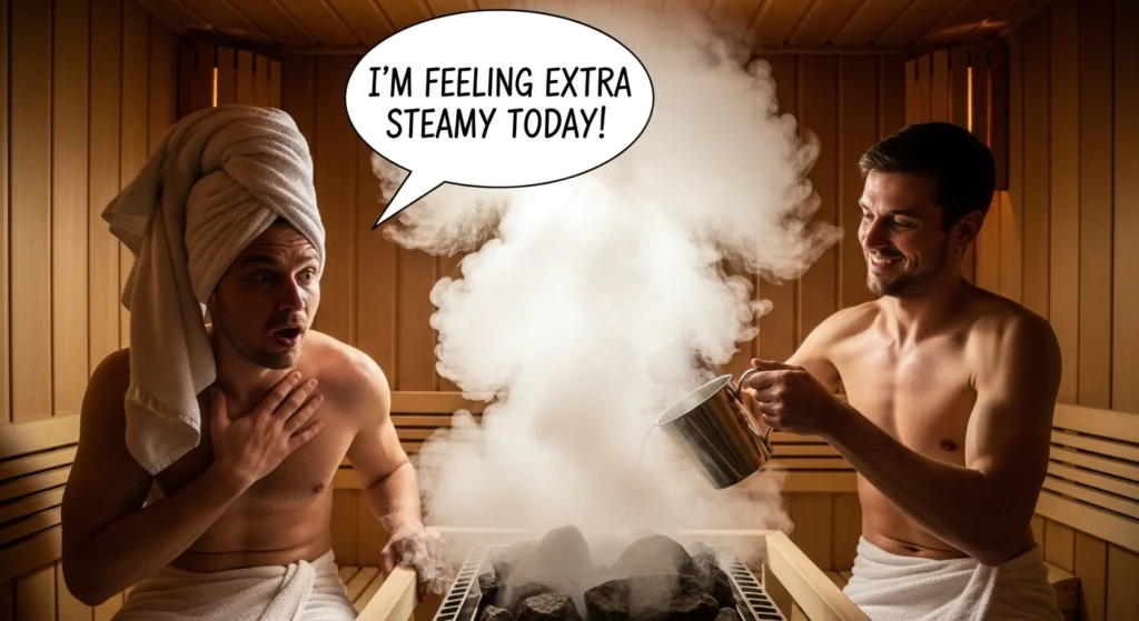 sauna puns